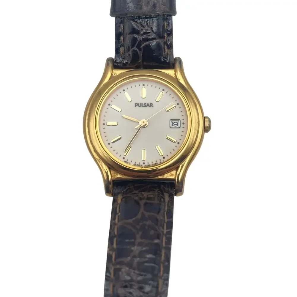 VTG Pulsar Women's Watch 26mm - Fresh Battery - Adjustable Leather - Luminescent